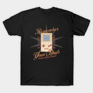 Remember Your Roots - Vintage Gamer T-Shirt